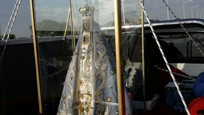 Partió hacia la Catedral la peregrinación de Recreo