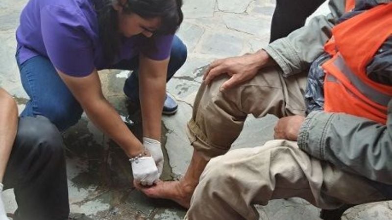 Asistencia sanitaria a los peregrinos