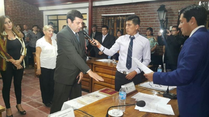 Juraron los concejales Álvaro Herrero, Soledad Condorí y Martin Ríos