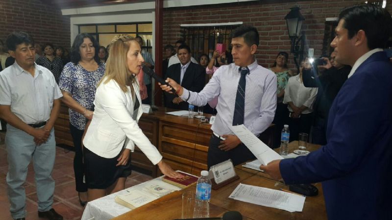 Juraron los concejales Álvaro Herrero, Soledad Condorí y Martin Ríos