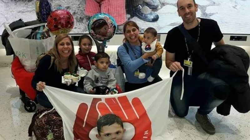 En el Día de la Virgen, Fermín fue dado de alta