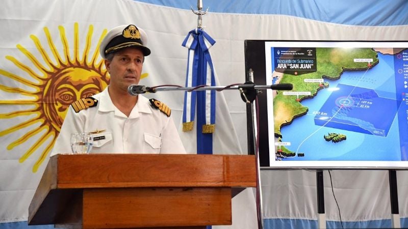 La Armada detectó un nuevo objeto "más al norte" del área de búsqueda