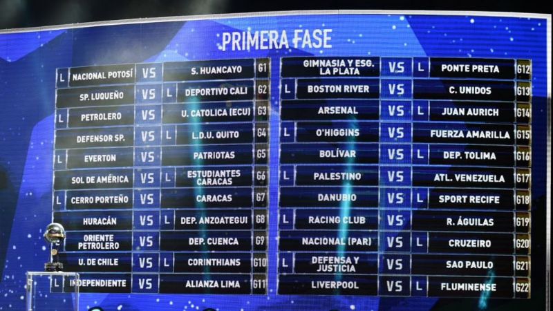 Los cruces de los equipos argentinos en la Copa Sudamericana