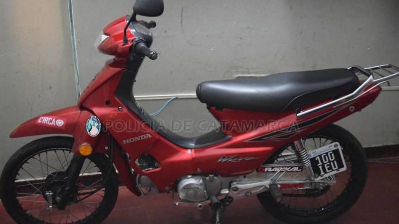 Recuperan una motocicleta con pedido de secuestro