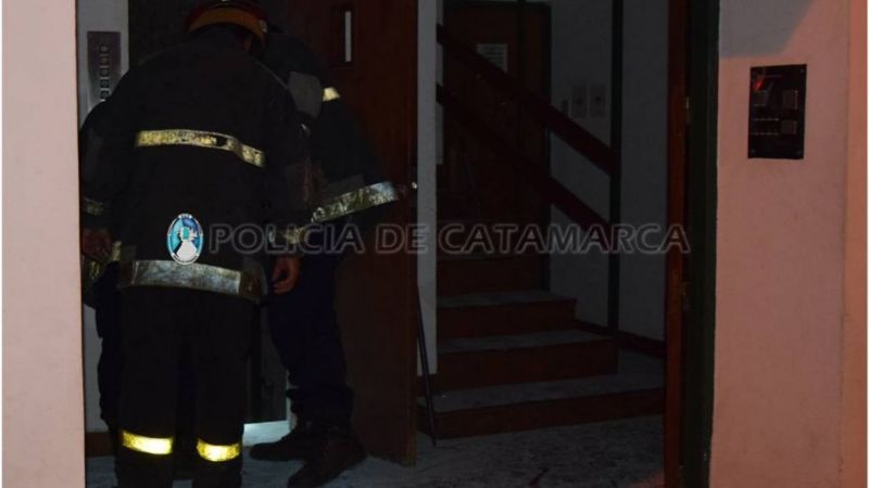Incendio en el ascensor de un edificio céntrico