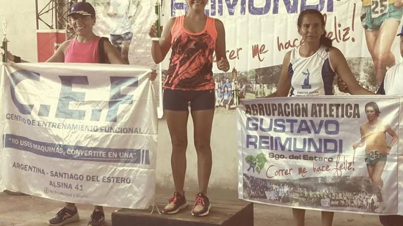 Mónica Giménez ganó su categoría e hizo podio en Santiago