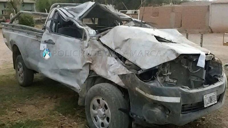 Volcó una camioneta en Antofagasta de la Sierra