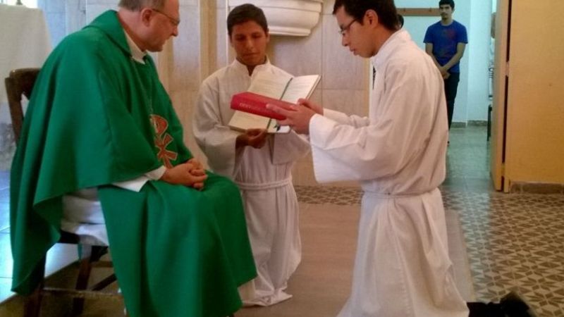 Seminarista catamarqueño fue instituido Ministro Lector