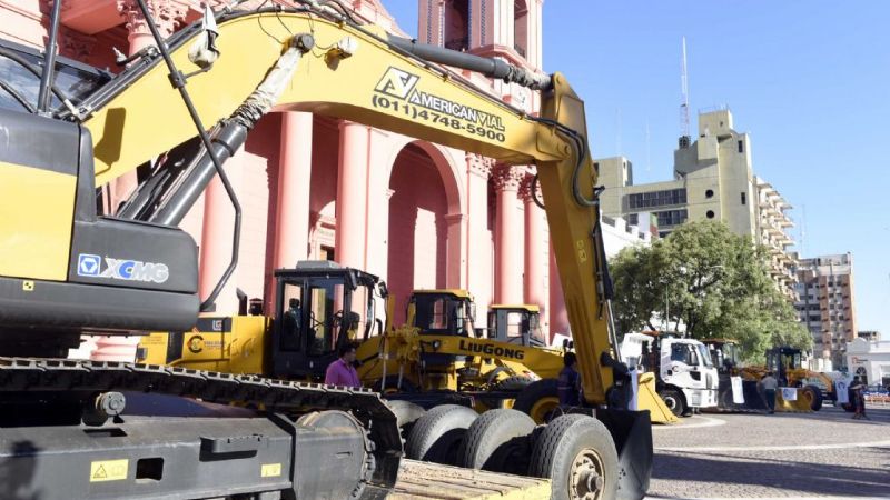 Lucía incorporó nueva maquinaria para Vialidad Provincial