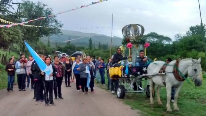 La Virgen del Valle recorrió los pueblos de Paclín