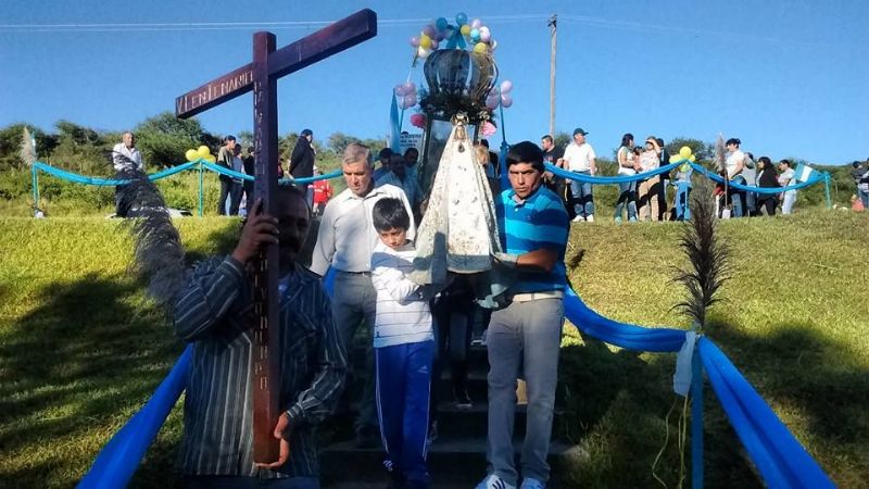 La Virgen del Valle recorrió los pueblos de Paclín