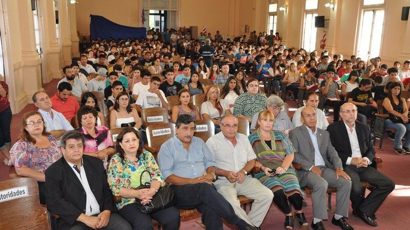 Ingresantes a Facultad de Tecnología colmaron el aula magna de la UNCa