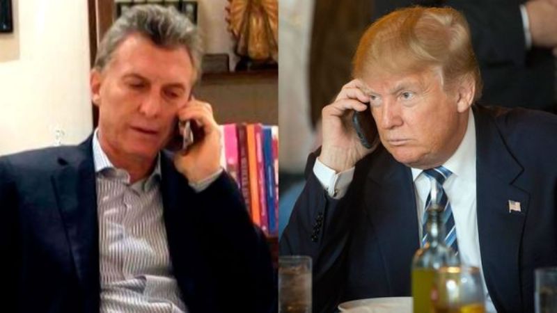 Macri - Trump: "Fue una charla amigable"
