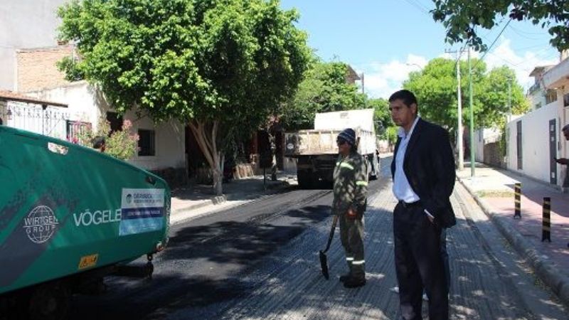 Atención: repavimentan calles en el centro de la Ciudad