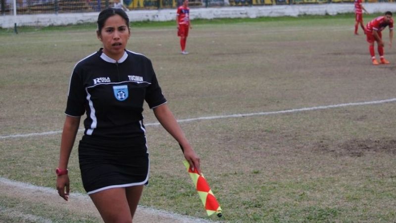 La tucumana Leila Argañaraz dirige el sábado al Diablo” vs. “Teso”