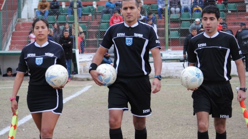 La tucumana Leila Argañaraz dirige el sábado al Diablo” vs. “Teso”