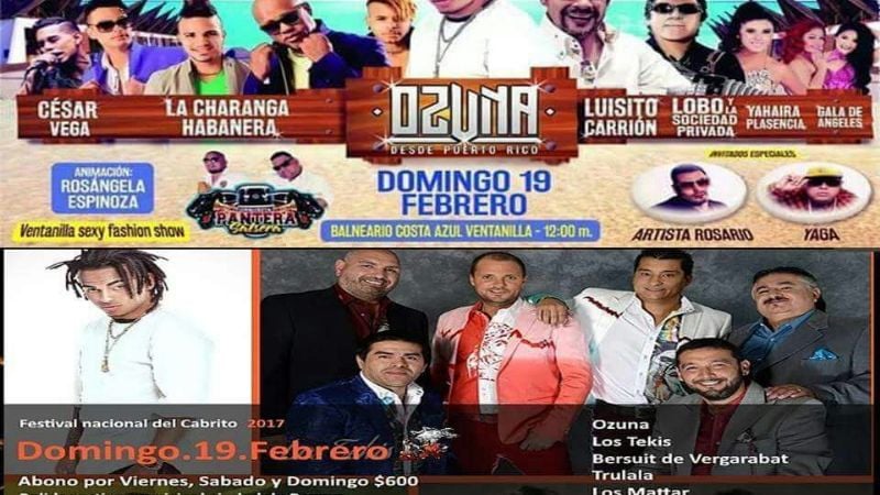 Ozuna no actuará en el Cabrito 2017