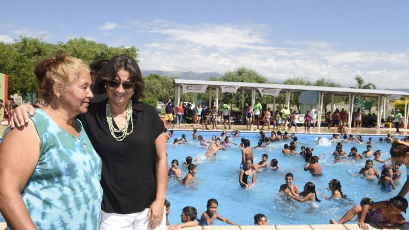 Lucía participó del cierre de las colonias de vacaciones