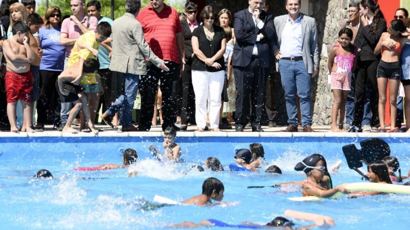 Lucía participó del cierre de las colonias de vacaciones