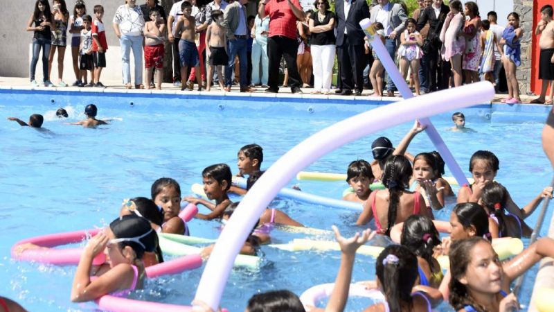 Lucía participó del cierre de las colonias de vacaciones