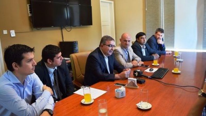 Jalil recibió a funcionario nacional