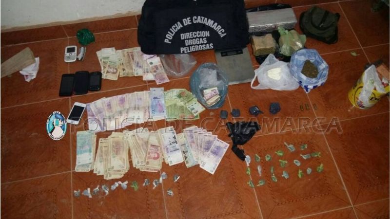 Desbaratan puntos de venta de drogas en la Capital