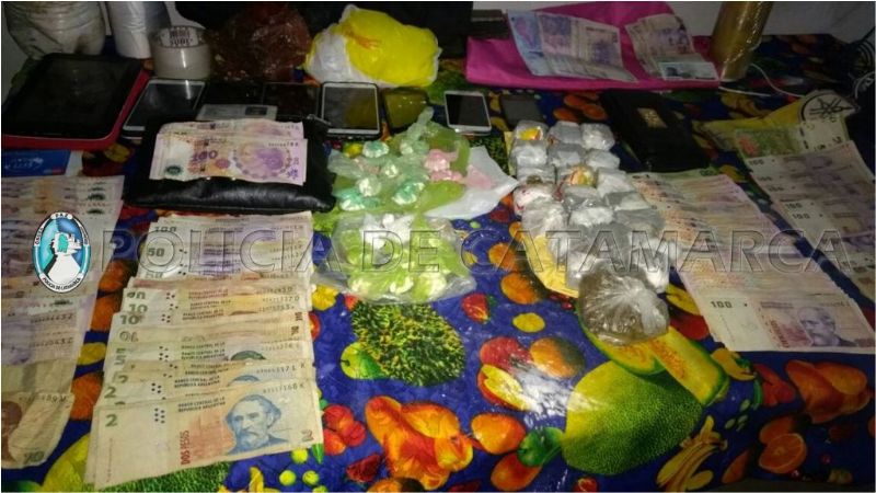 Desbaratan puntos de venta de drogas en la Capital