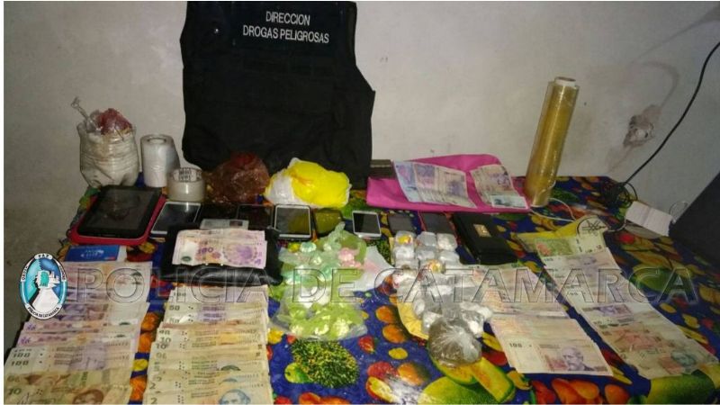 Desbaratan puntos de venta de drogas en la Capital