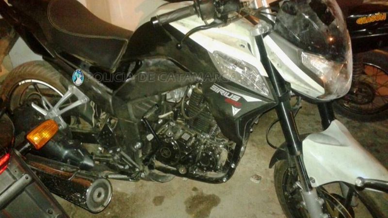 Recuperan una moto robada en la Capital