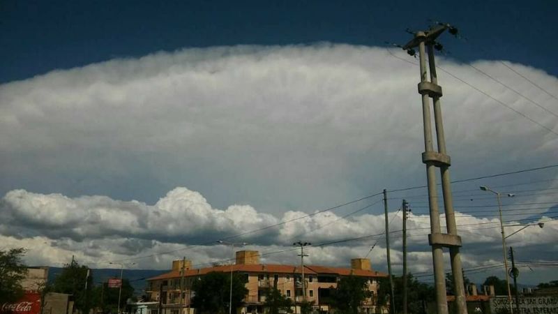 Poderosa tormenta de granizo pasó por Ancasti