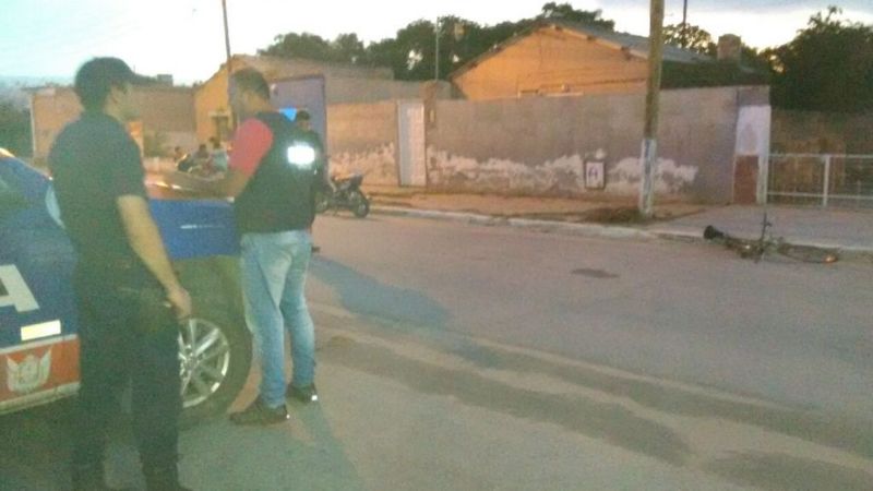 Lo chocaron y huyeron