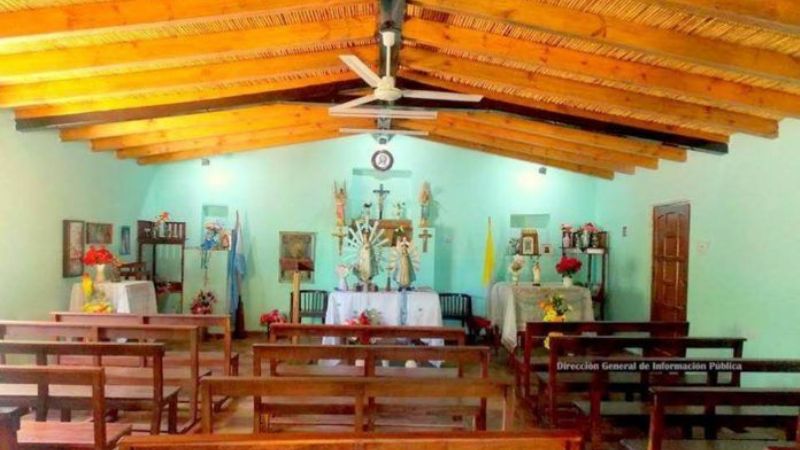 Refaccionaron la iglesia de Villa Luján