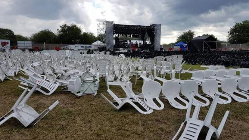 Bañado de Ovanta: se pospone el Festival por lluvia y granizo