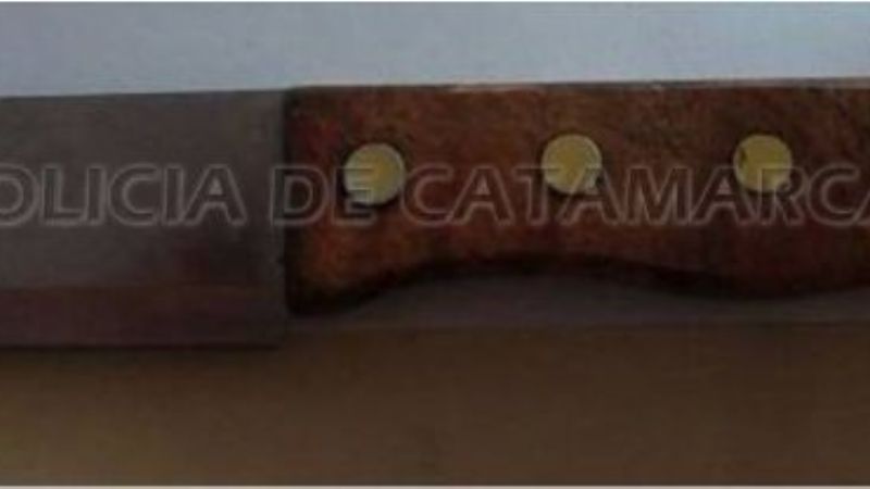 Hombre fue aprehendido por apuñalar a otro