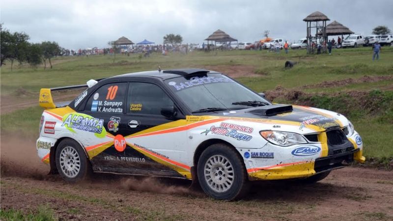 Sampayo ganó el “Rally Coronación” del Verano en Anquincila