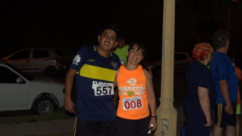 Lucas Castro y Verónica Leiva ganaron la nocturna en El Jumeal
