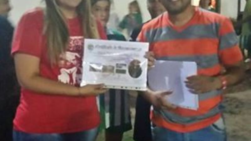 Sánchez  entregó trofeos y aporte económico al Torneo de Fútbol Femenino de Recreo