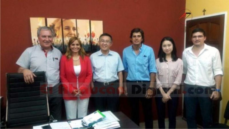 Autoridades chinas en Fiambalá
