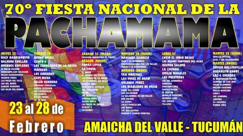 El jueves arranca la fiesta de la Pachamama