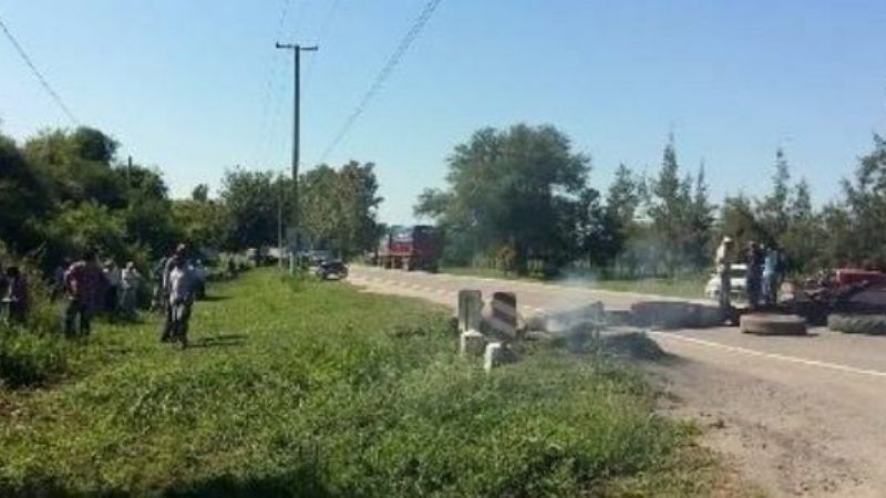 Nueva protesta de tabacaleros en la ruta 64