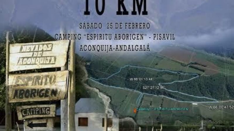 Aconquija ya papita los 10km. de la 10ma.edición de El Llastay