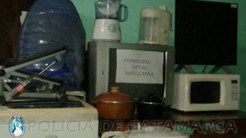 Recuperan, en Bañado de Ovanta, gran cantidad de elementos robados