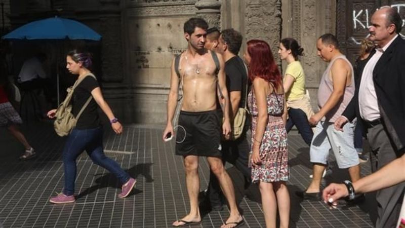 Sin respiro: el calor agobia a la mitad de la Argentina