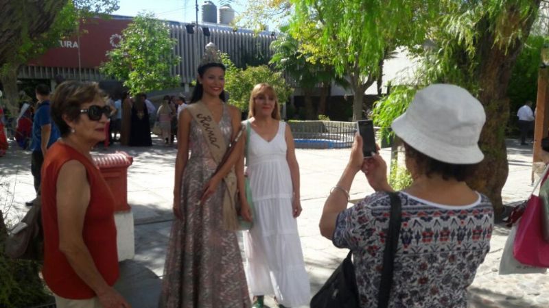 Intensa actividad de la Reina del Poncho en San Juan