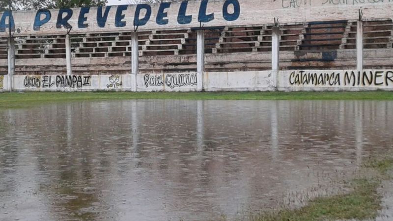 Por la lluvia, se suspendió el partido entre Villa Dolores e Independiente de San Antonio