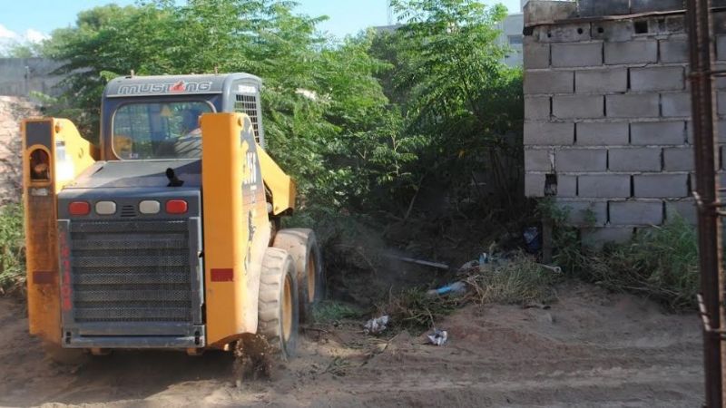 Con apoyo de la “Muni”, el “Círculo” limpió el terreno de su futura sede