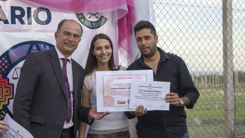 Colorido cierre de los talleres culturales en el Penal de Miraflores