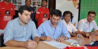 GUILLERMO FERREYRA suscribió el convenio con el 