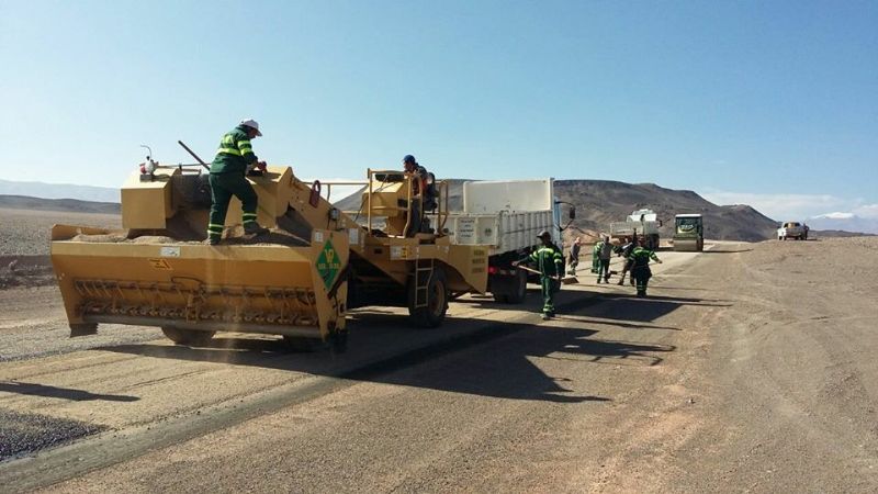 La Provincia pavimenta el tramo El Peñón-Antofagasta de la Sierra
