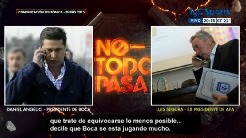 Audios de Angelici pidiendo favores por sanciones y recomendación a Delfino